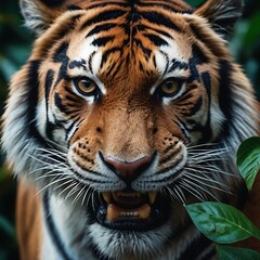 Fototapeta premium Tiger Angry Face