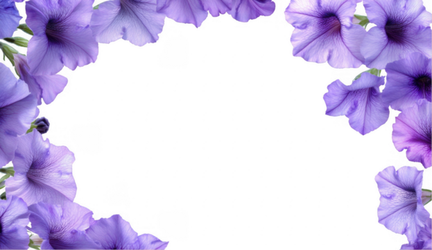 Purple Flower Frame