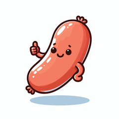 Vector Cartoon Sosis