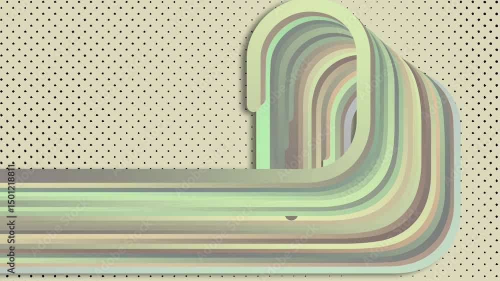 Poster vibrant retro background with curving lines in a warm to cool gradient. subtle texture adds vintage 