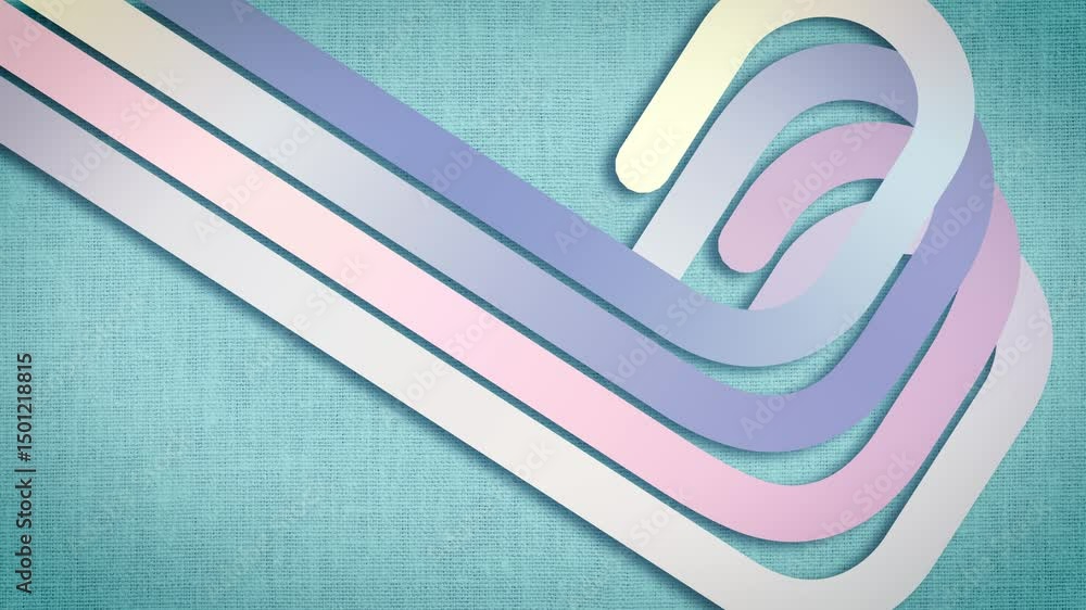 Aufkleber vibrant retro background with curving lines in a warm to cool gradient. subtle texture adds vintage 