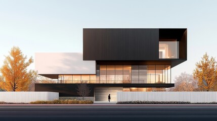 Obraz premium modern building in the city
