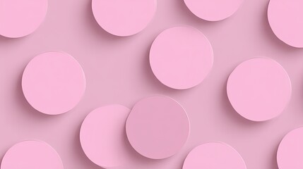 Abstract pink circle pattern