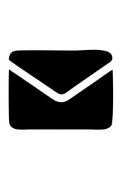 black envelope icon