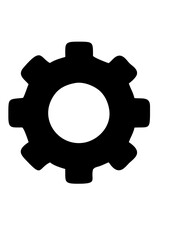 gear icon isolated on white