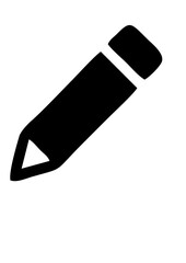 vector illustration of a pencil