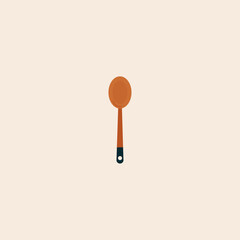Cutlery icon flat vector design. 