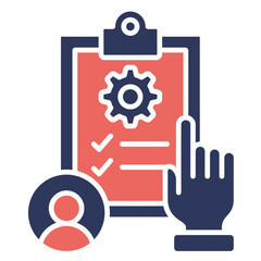 Obraz premium Job Description Icon