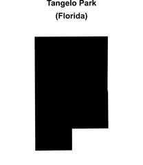 Tangelo Park (Florida) blank outline map