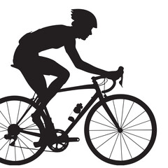 Obraz premium cyclist vector