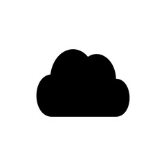 Cloud icon symbol for apps and websites. cloud sign and symbol