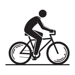 Obraz premium cyclist vector