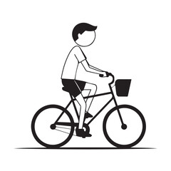 Fototapeta premium cyclist vector