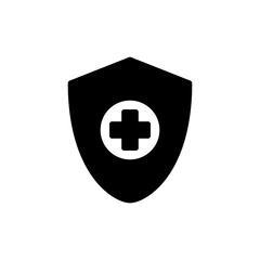 Obraz premium Health insurance icon symbol for apps and websites. Insurance health document sign and symbol