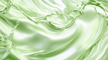 green water splash