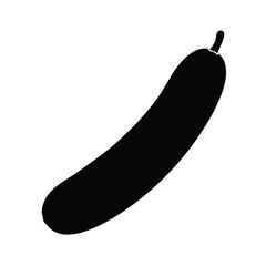 Cucumber vector silhouette