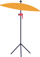 Obraz premium Cymbals on Stand Illustration