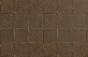 Fototapeta premium Textured Urban Ground – 6K Concrete Paver Pattern