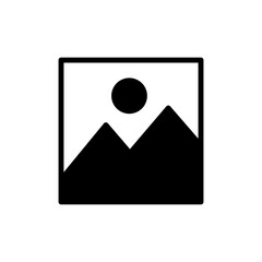 Picture icon symbol for apps and websites. photo gallery sign and symbol. image icon