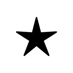 Fototapeta premium Star icon symbol for apps and websites. rating sign and symbol. favourite star icon