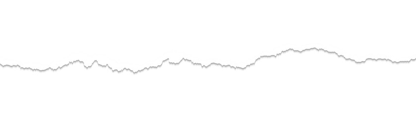 Obraz premium Torn Paper Edges With Shadows On Transparent Background