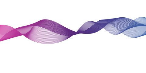 Abstract blend blue gradient wave lines and technology background. Background lines wave abstract stripe design. White background, mesh abstract, vector gradient line soft blend.	
