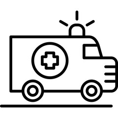 Ambulance Car Icon
