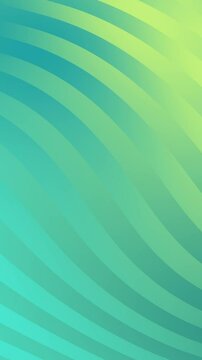 Abstract gradient of turquoise and green diagonal stripes. potrait gradient video.