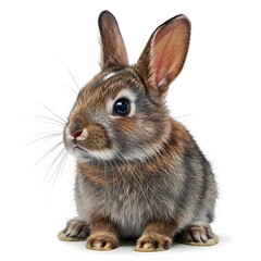 Obraz premium Brown Bunny Sitting
