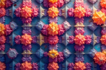 Geometric shapes, perfectly aligned, endless repeat, tile, background