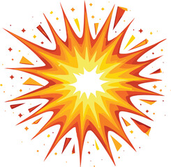 vector illustration of a explosion