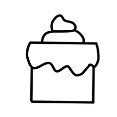 Dessert Vector Icon