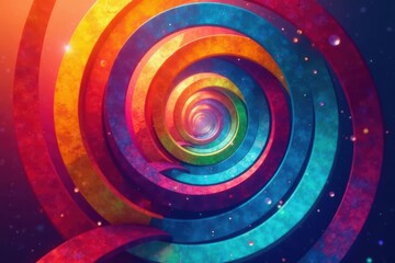 Interlocking circles creating a dynamic visual, texture, geometric background, visual