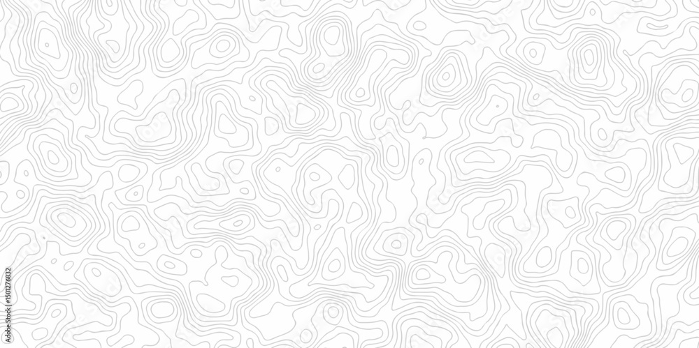 Poster black and white lines seamless topographic map patterns, topography line map. vintage outdoors style