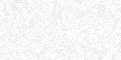 	
Black and white lines seamless Topographic map patterns, topography line map. Vintage outdoors style. The stylized height of the topographic map contour in lines and contours isolated on transparent