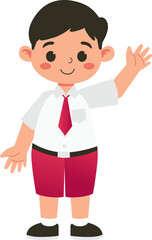 Cute Elementary School Students