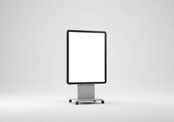 Unused Digital Board in a Modern Setting