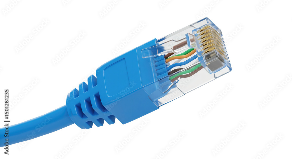 Poster network connection, internet communication and computer technology concept, closeup view of curved e