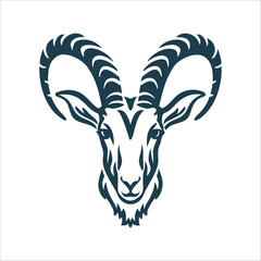 Eid al-Adha Ram Silhouette Vector Illustration