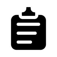 Project planning icon. Flowchart on clipboard. Outline style. Vector. Isolate on white background.