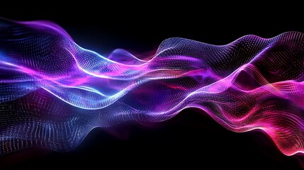 Abstract colorful wave wallpaper background design for technology and science projects