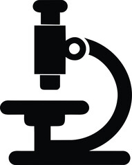 Microscope Icon Science Lab Research Vector