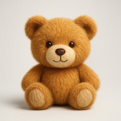 Obraz premium Cute plush teddy bear illustration.