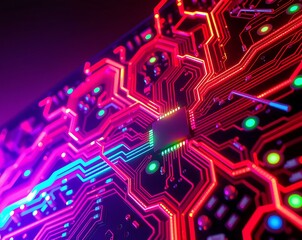 Futuristic Abstract Vector Blue Technology Background with Glowing Lines, Digital Mesh, and Connected Nodes Representing AI, Data Networks, and Virtual Communication Systems, technology background.