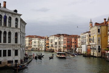 The view of Grand Canal in Venice, Italy