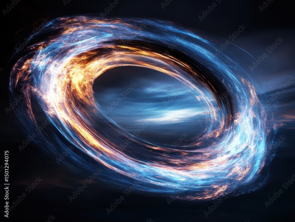 Poster explosive cosmic event stellar explosion outer space digital art galactic environment abstract viewp