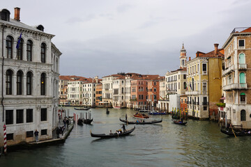 The view of Grand Canal in Venice, Italy