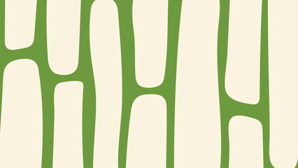 Bold Retro Wavy Stripes in Orange Background