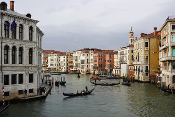 The view of Grand Canal in Venice, Italy