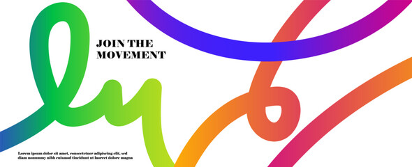 Abstract Wavy Rainbow Lines. Vector Celebration Squiggle Ribbons. Swirl Neon Colored Lines. Background with Gradient Curve Shapes. EPS 10